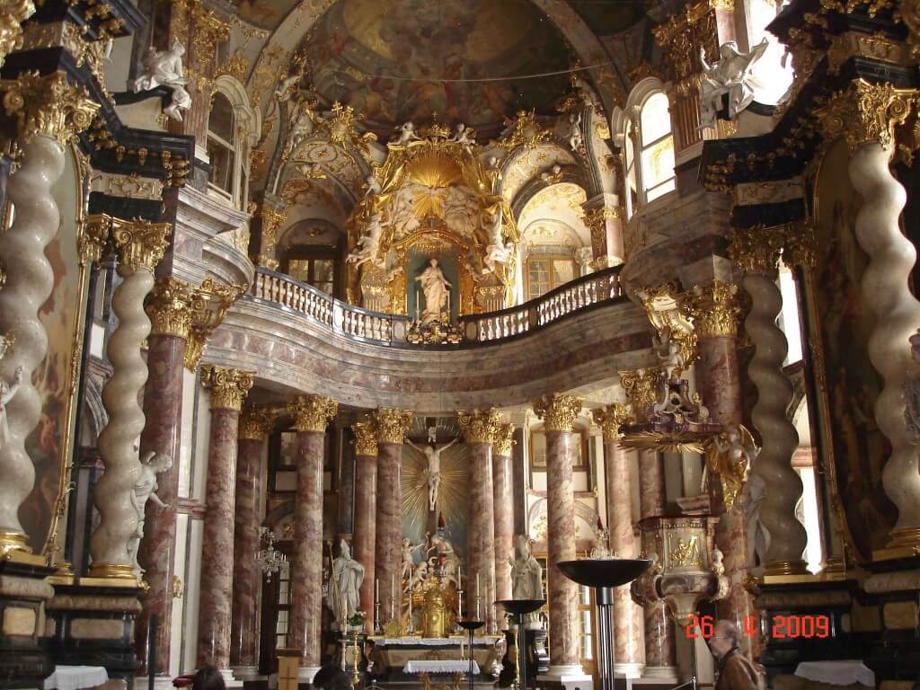 Chapel-interior--Residenz-Wurzburg Bavaria Germany Romantic Road tour