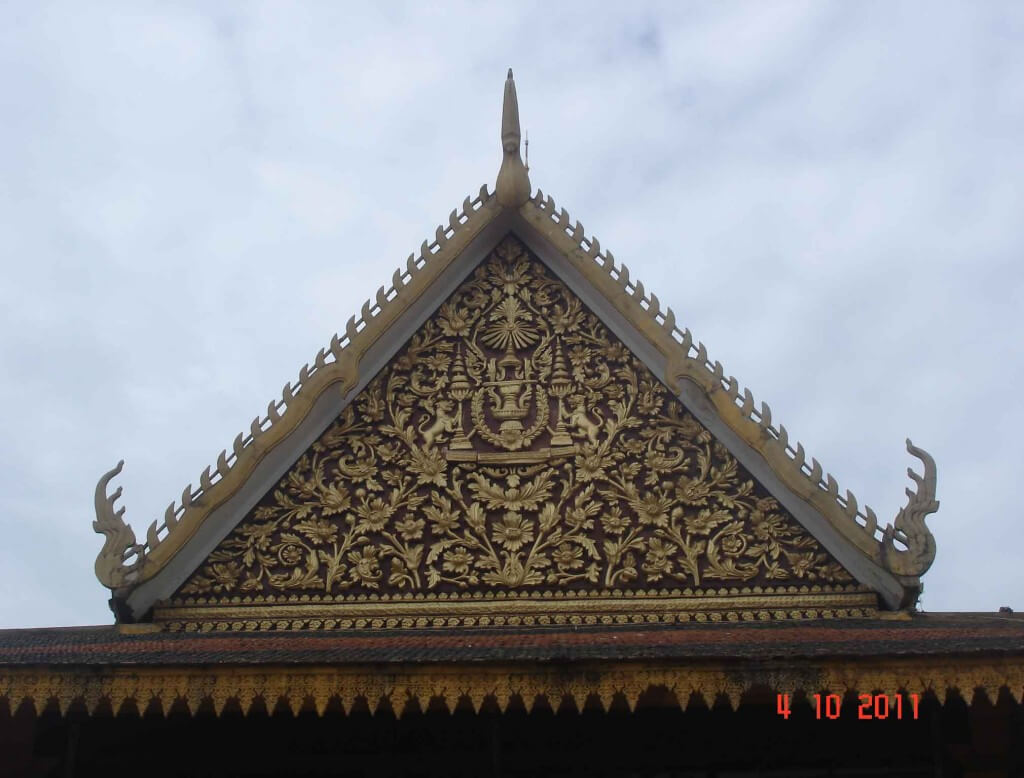 Gilded-Roof-detail-Phochani Pavilion Royal Palace Complex Cambodia 2011