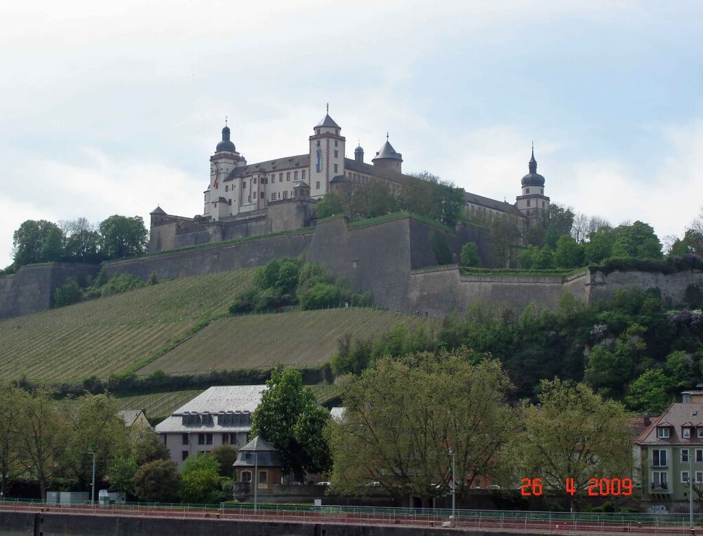 Marianberg-Fortress-& grapvines Wurzburg Bavaria Germany