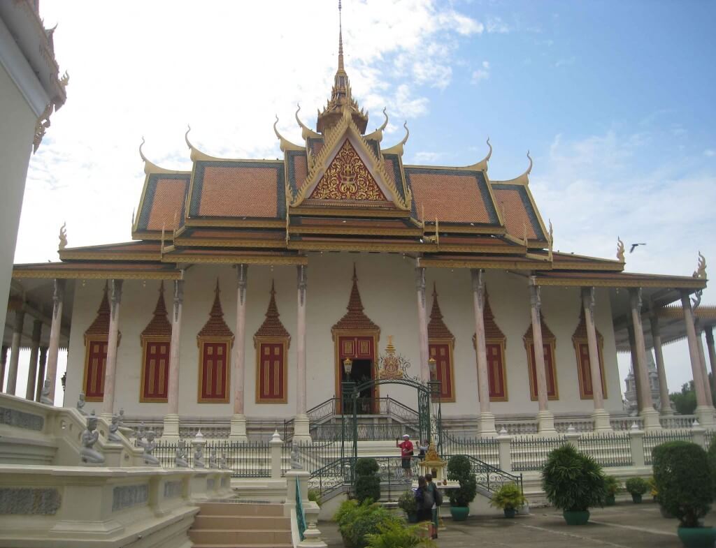 The Silver Pagoda 0f Temple of the Emerald Buddha, Royal Palace, Phnom Penh