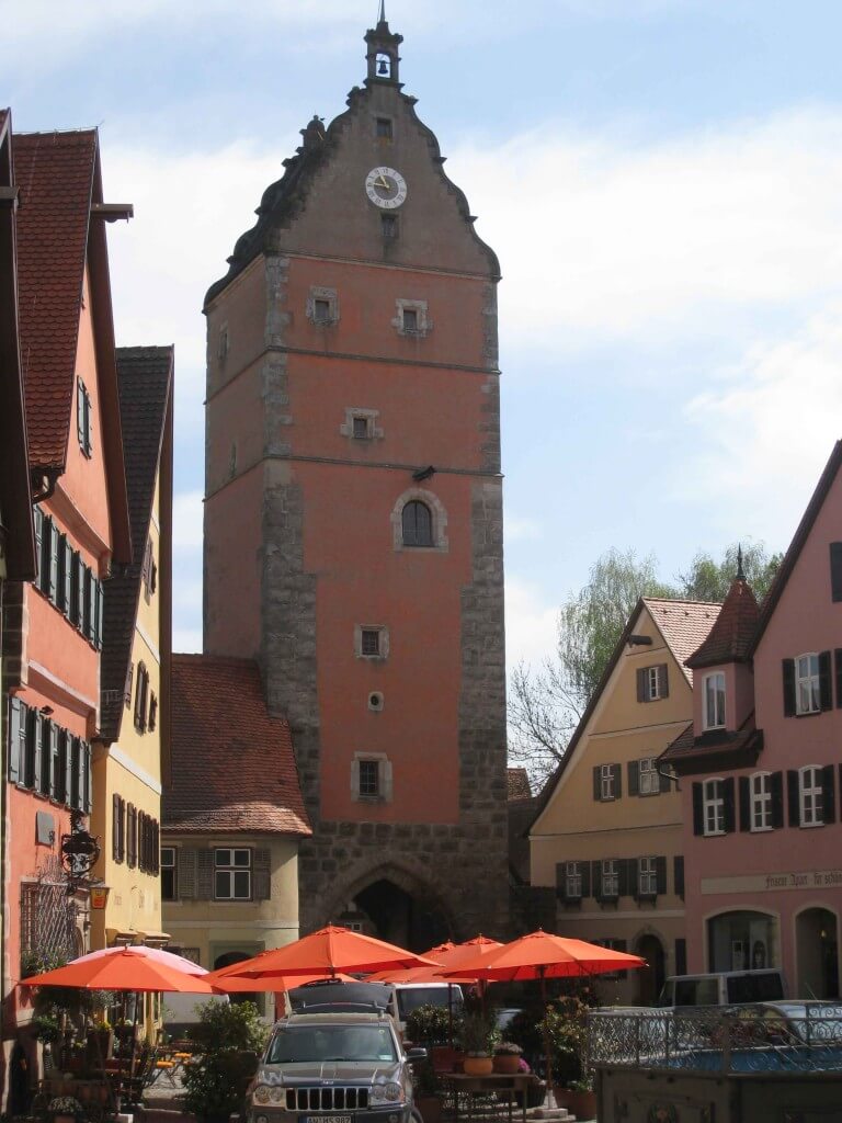 Dinkelsbuhl - Wornitz-Tower -oldest of the city's four gates and fortifications
