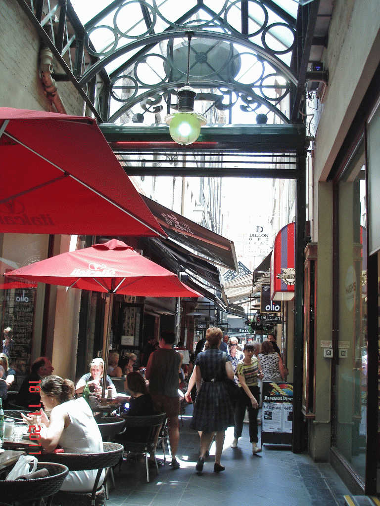 Melbourne city centre - The Block Arcade Exit/Entrance Elizabeth Street
