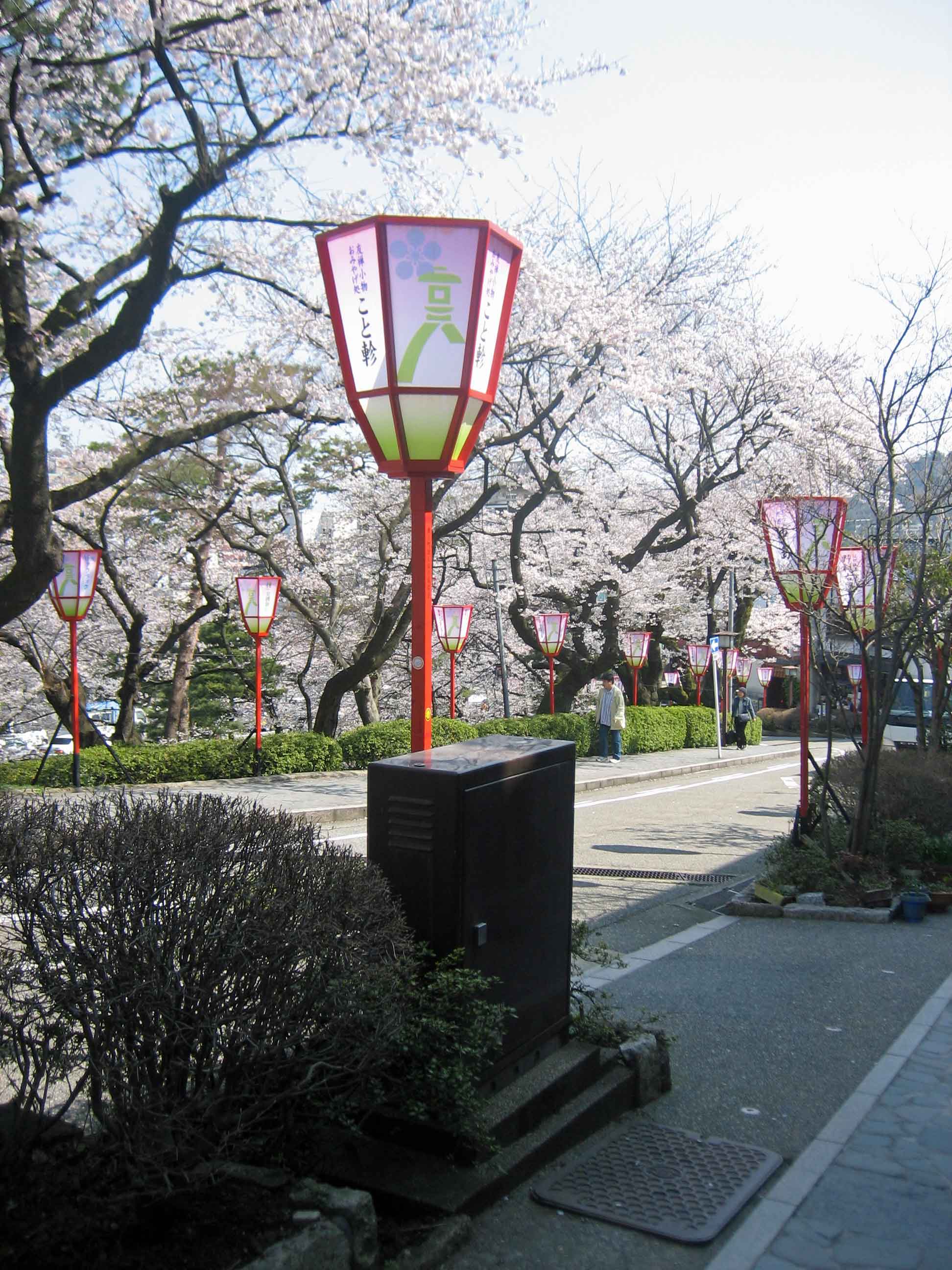 Colorful Street Lanterns Kanazawa