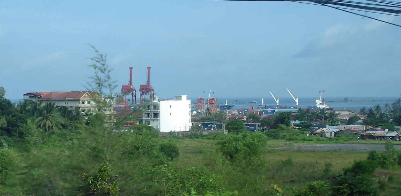 View-of-Sihanoukville Deep Sea Port 
