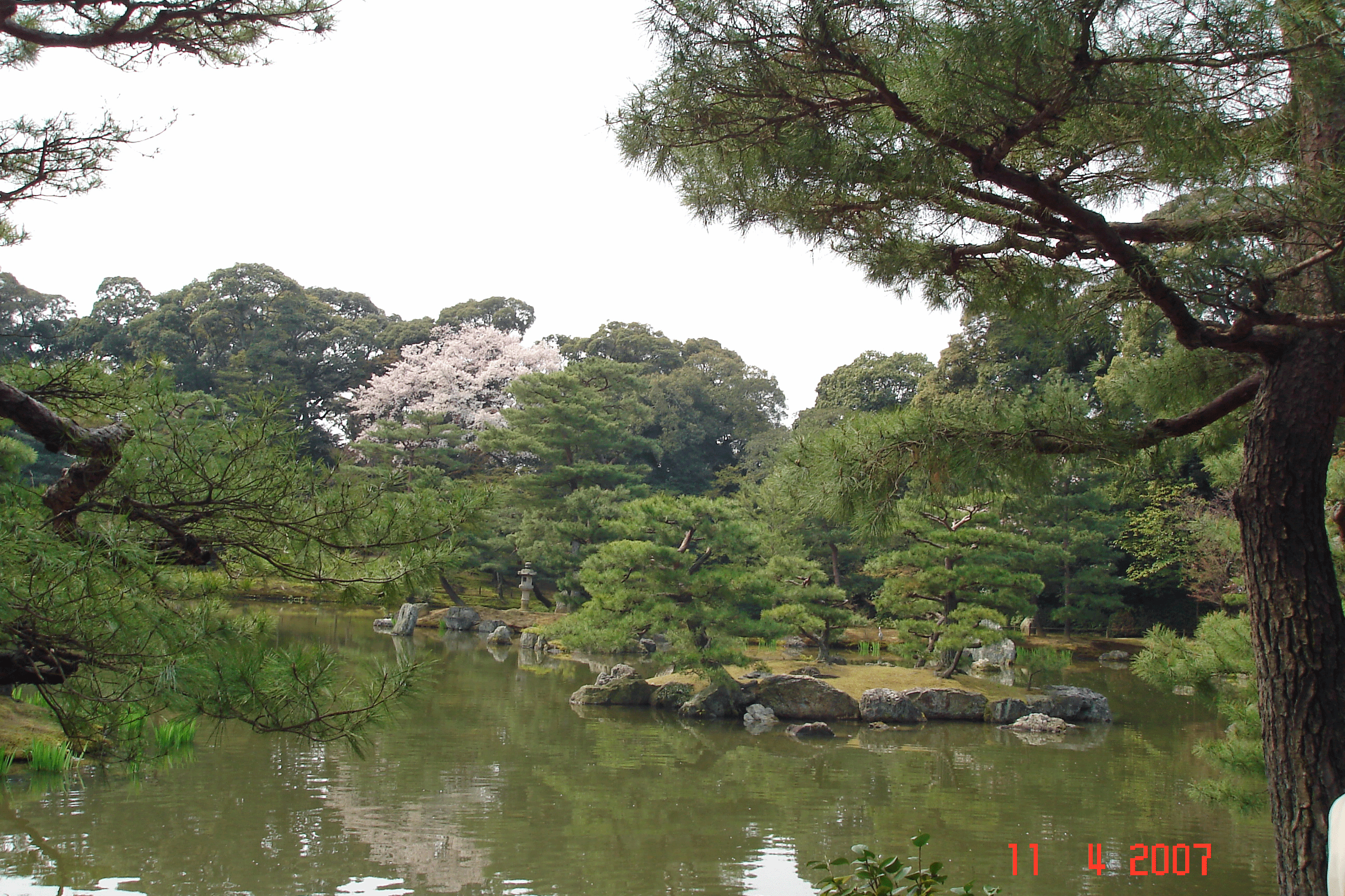Ponds at the Golden Pavilion Kyoko-chi (Mirror pond)