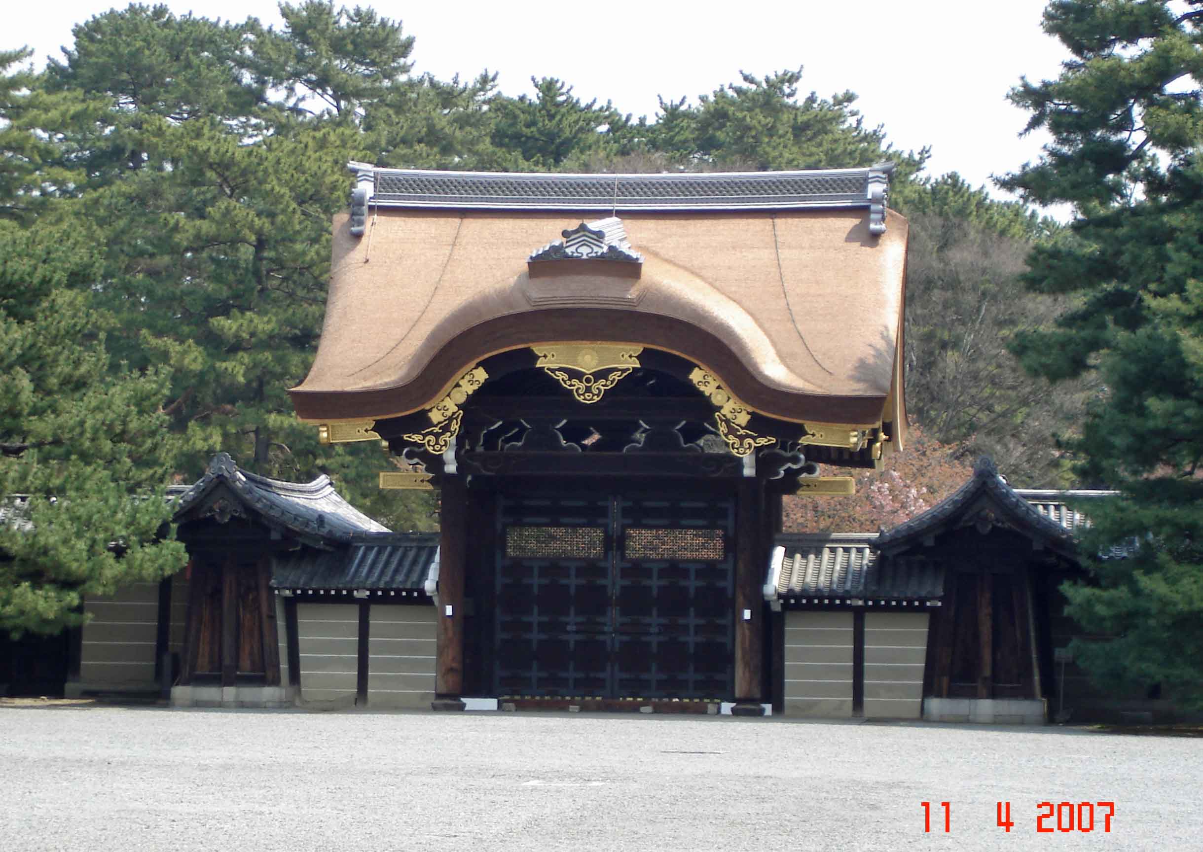KyotoPalaceEntranceGate gate into Palace precinct