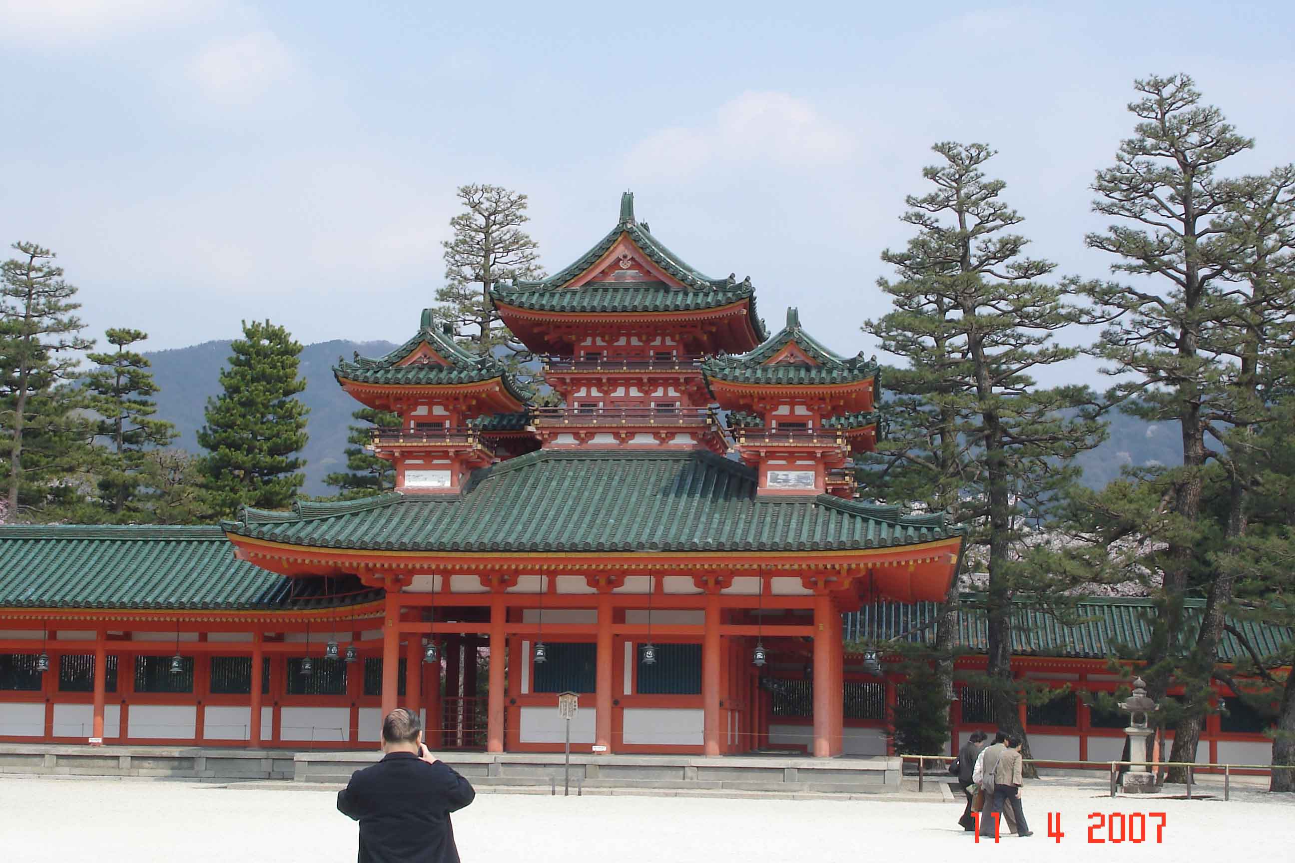 Heian Palace (replica of the old Kyoto Imperial Palace only on a smaller scale)