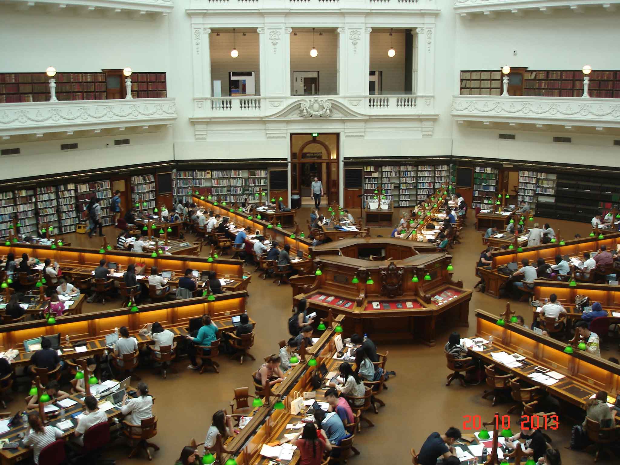 Interior View State Library of Victoria-Melbourne City