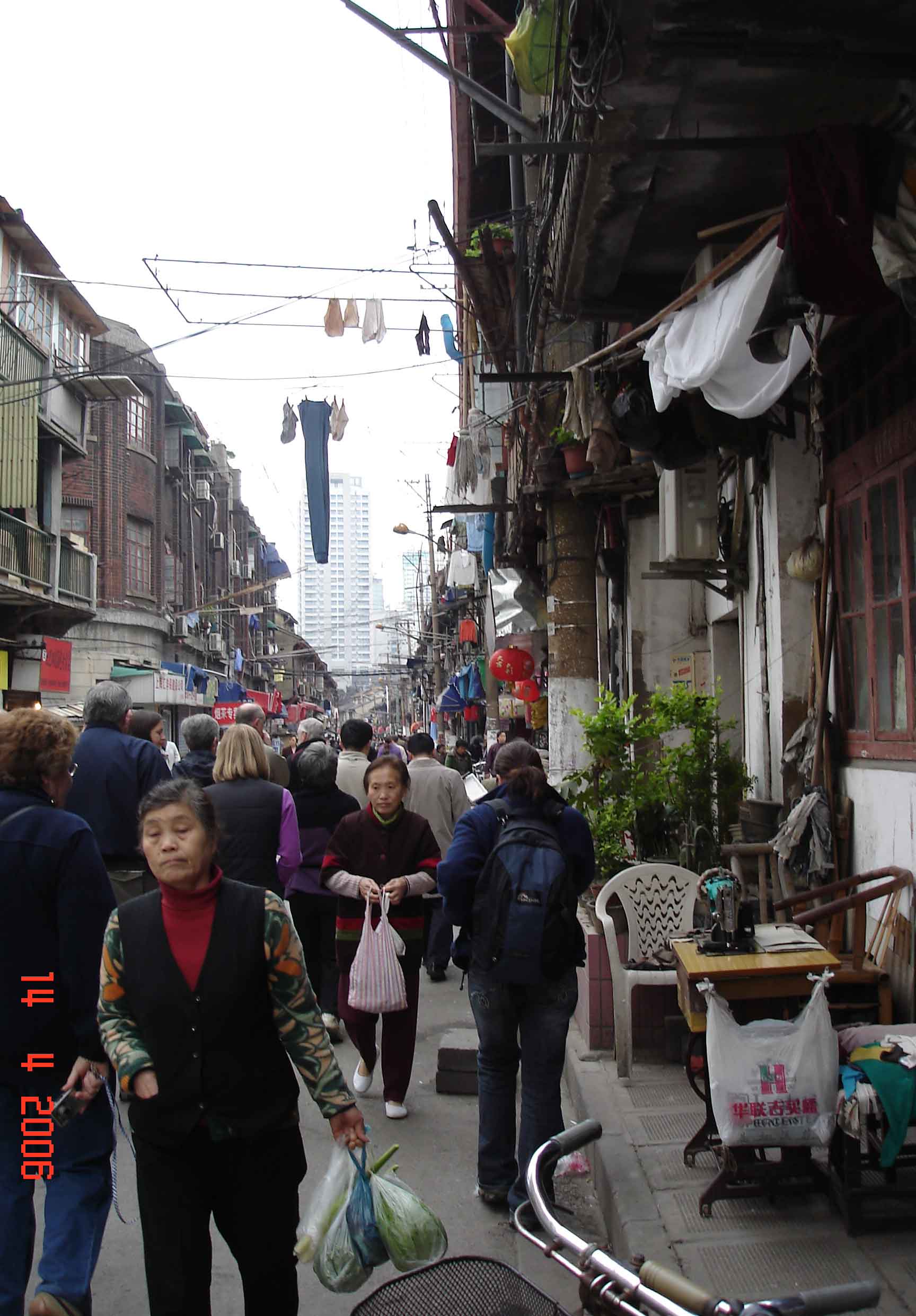 Streets of Old Town (Nanshi) -Old Chinese Quarter-Shanghai Old Town 