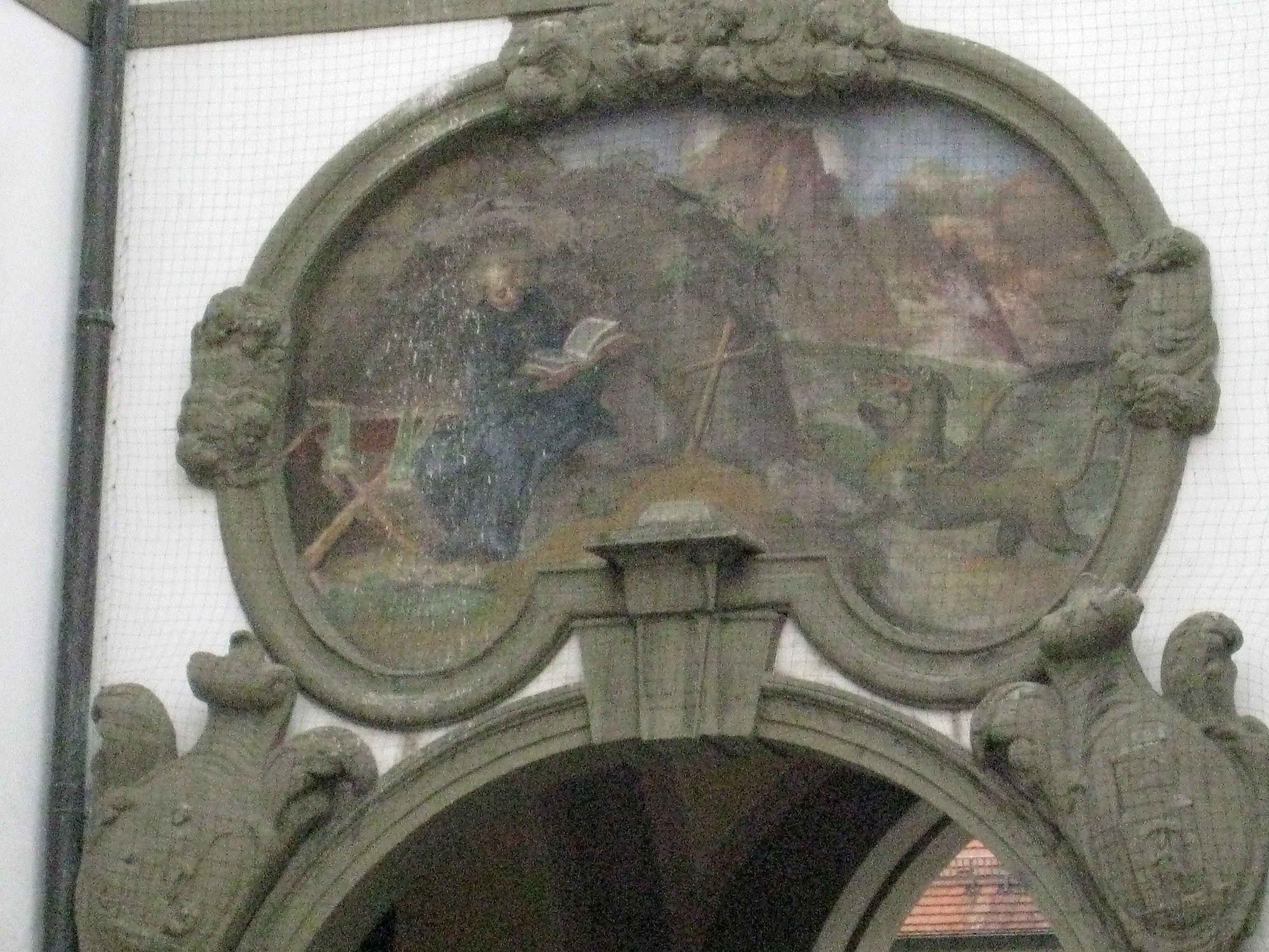 Fussen Abbey Fresco over entrance door 