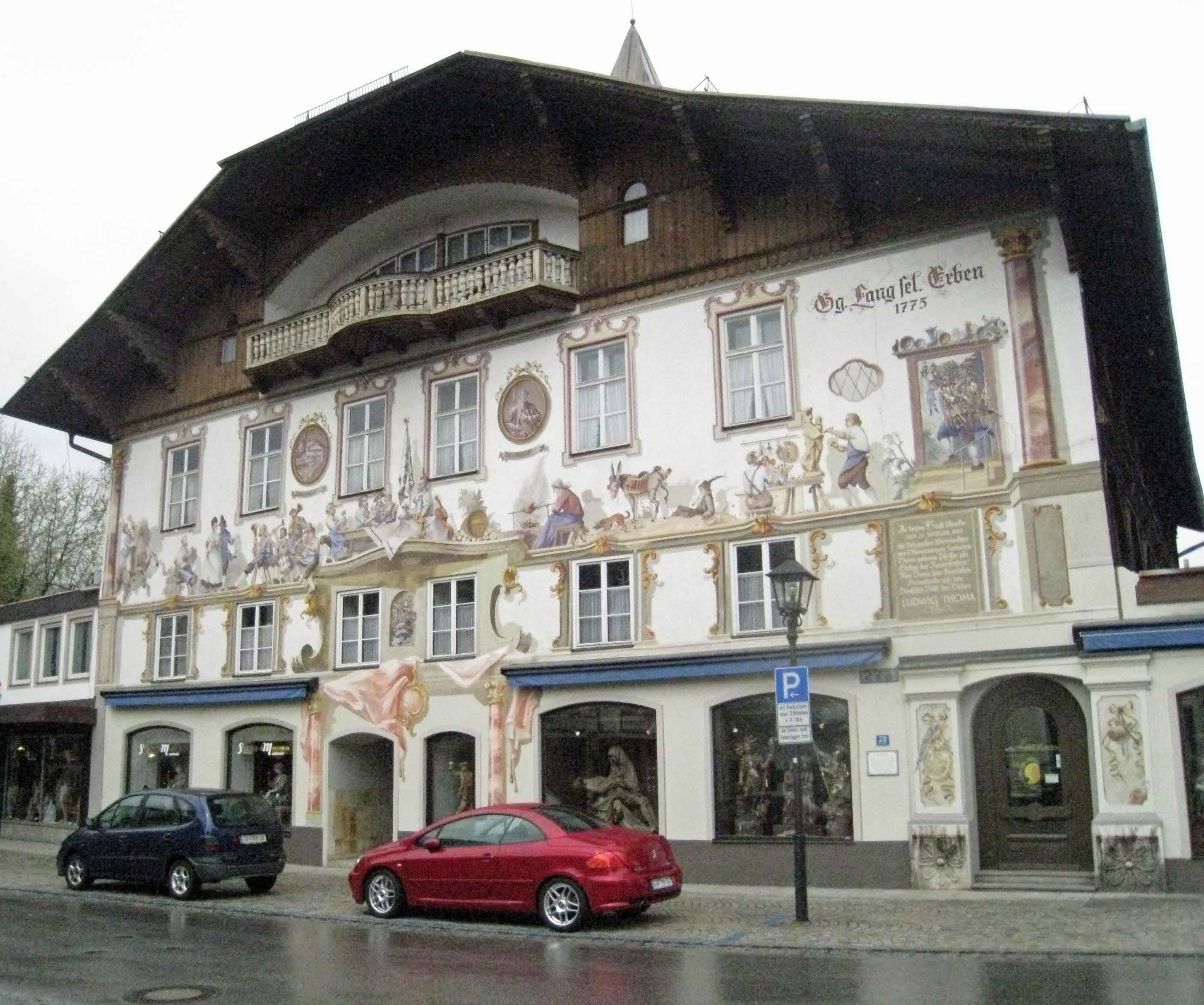 Oberammergau Village - Fairytale fresco 