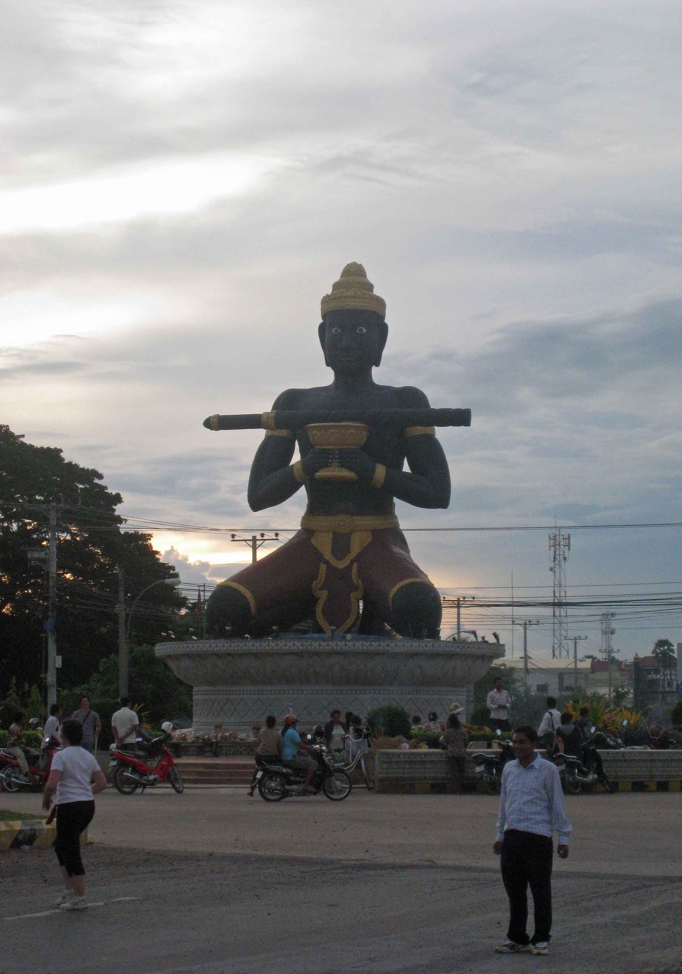 Battambang Roundabout - the province of Battambang