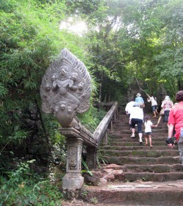 Naga steps - Wat Banan Battembang Province