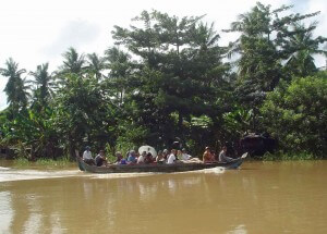 Family outing Sangkae River 