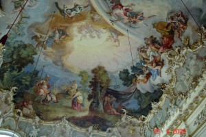 Ceiling fresco-Nymphenburg Palace Romantic Road