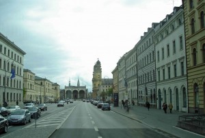 Odeonplatz - Sightseeing Munich, Romantic road Germany