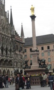 Bavarian Monument in honor of the Virgin Mary-romantic road Germany