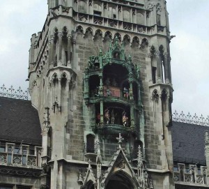  Bavarian Glockenspiel main tower Romantic Road 