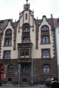 Curved-stepped-Gables-Konstanz-romantic road Germany