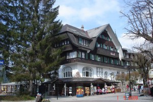 Main street town of Titisee on Lake Titisee - the Black Forest