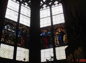 MedievalWindowchapel-Freiburg Minster