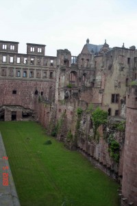 Ruins of the Artillery Garden at Heidelberg castle