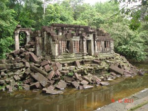 Blue ruins of Beng Mealea Siem reap