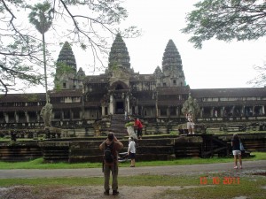 RearEntrance steps Naga -heads Angkor Wat