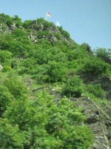 Lorelie Slate Rock the Rhine River