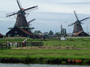 Zaanse Schans - Color Windmill Holland