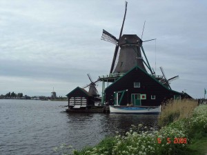 Zaanse Schans - Color Windmill Holland