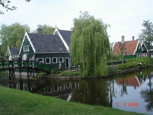 Zaanse Schans - Color Windmill Holland