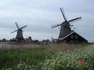 Zaanse Schans - Color Windmill Holland