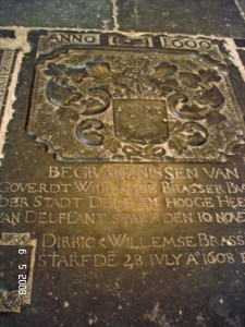 Memorial Stone 1608 Delft