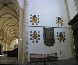 Mourning shields The great Church St Bavo's Haarlem