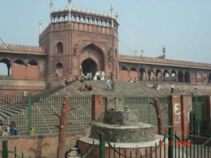 entrance gate jama Masjid New Delhi India