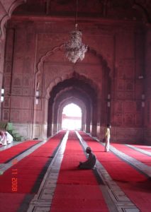 Jama Masjid Islamic Mosque sights and sounds New Delhi India